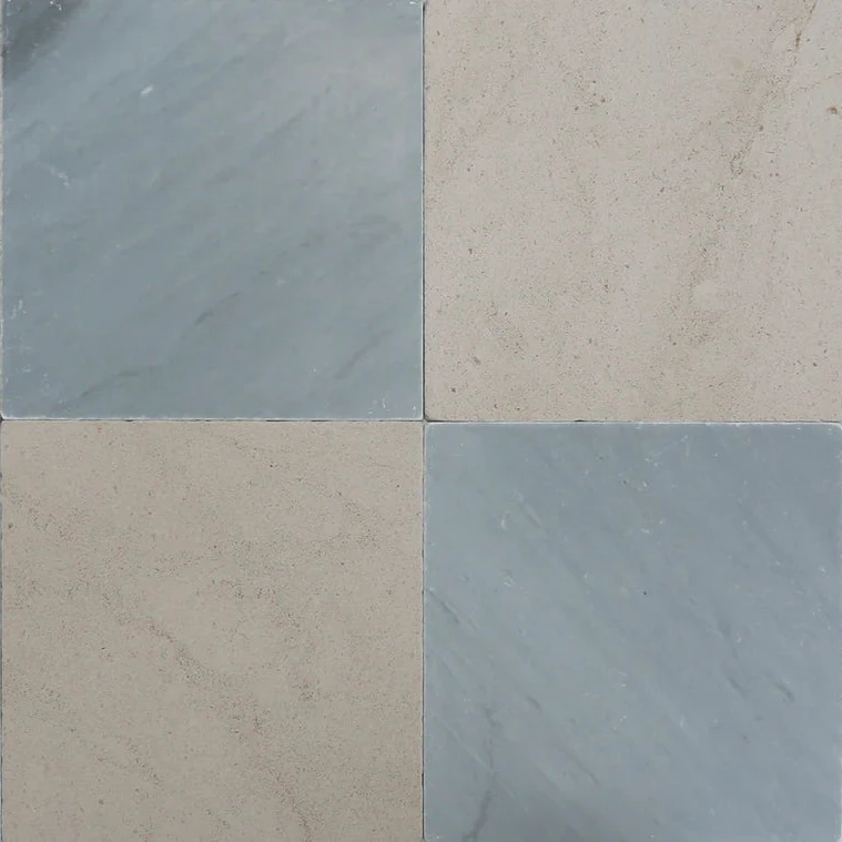 Pietra Collection in Ecru Tumbled Marble Tile 12" x 12"