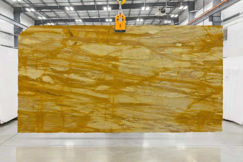 Artistic Tile Giallo Siena Marble Slab 3/4