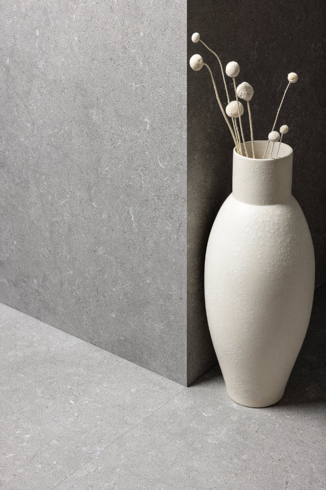 Artistic Tile Graffio Porcelain Tile in Smoke 24" x 48"