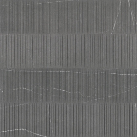 Progetto Deco Matte Porcelain Tile in Graphite 24" x 48"