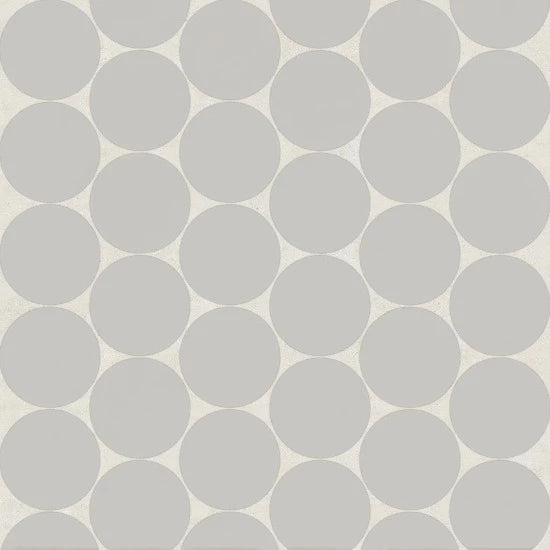 Moor 2" Penny Round Matte Porcelain Mosaic in Light Grey