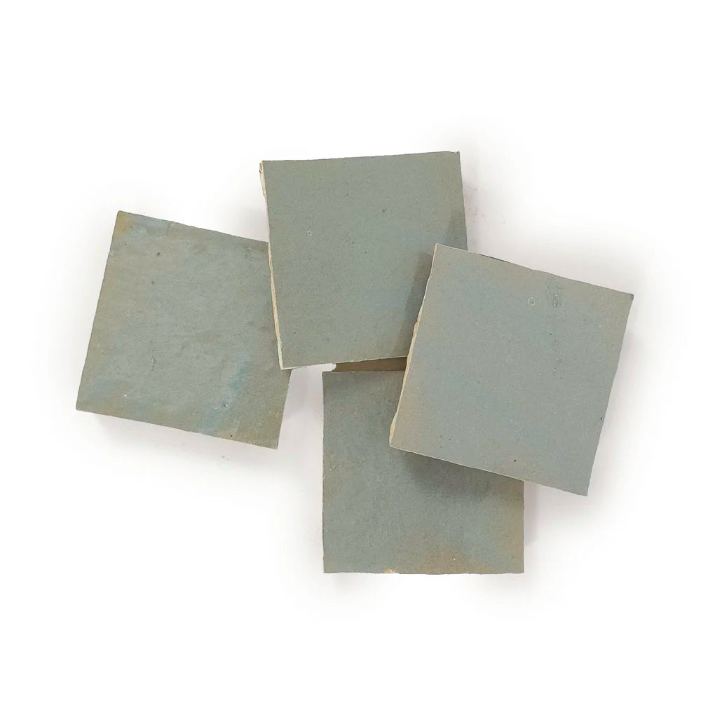 Fez Zellige Tile Gris 4" x 4"