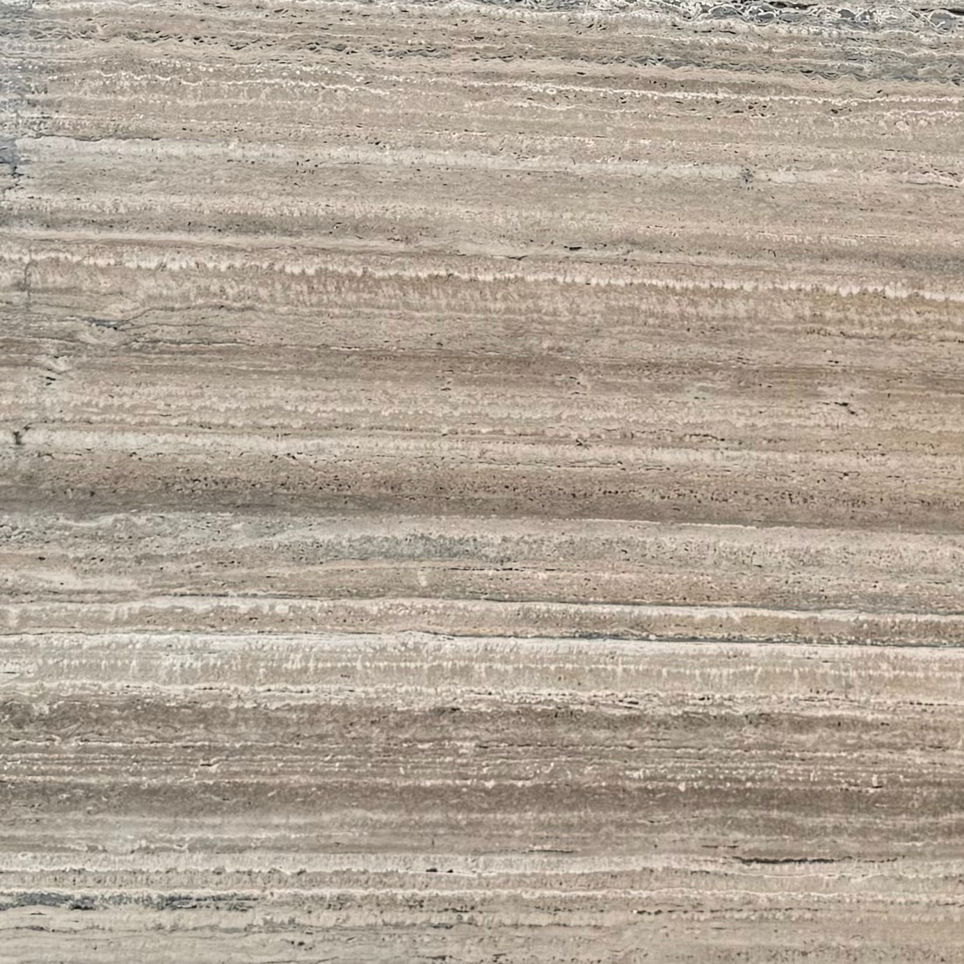 Roman Silver Travertine Slab Unfilled Honed Stone