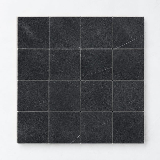 Ashford Limestone Tile in Inkstone 4" x 4"