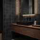 Ashford Limestone Tile in Inkstone 4" x 4"