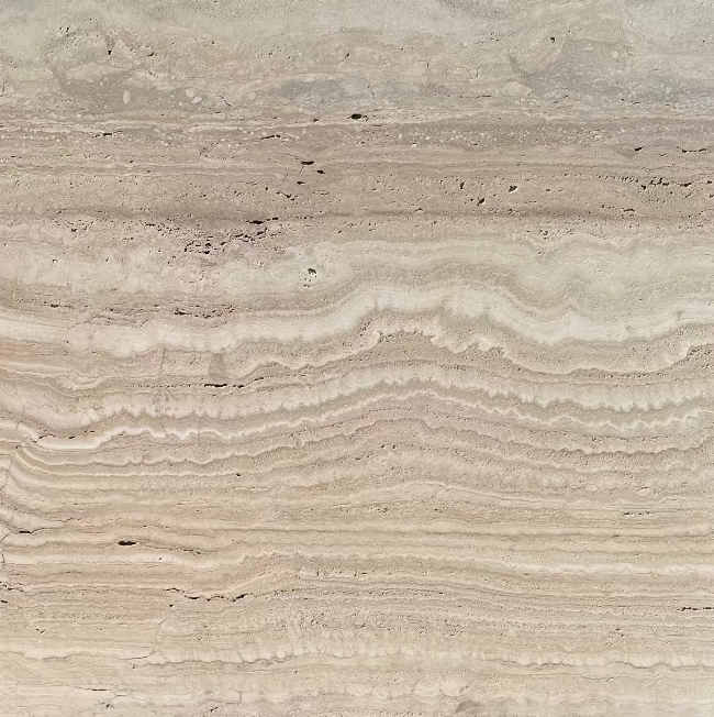 Ivory Travertine Romano Honed Unfilled Slab 3/4"