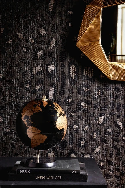 Artistic Tile Leo Sea Grey Mosaic Tumbled Stone