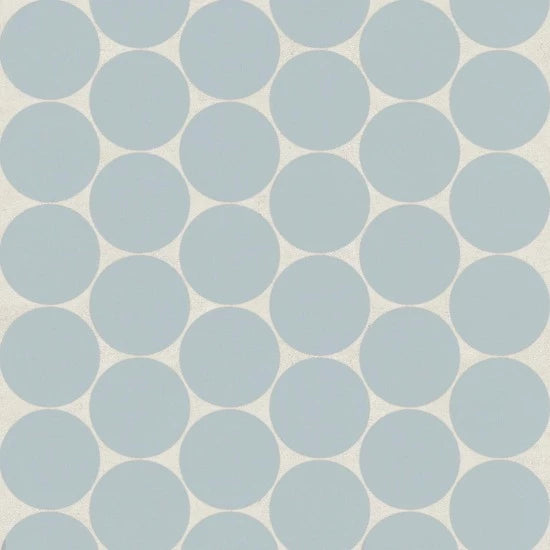 Moor 2" Penny Round Matte Porcelain Mosaic in Light Blue