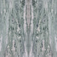 Bookmatched Green marble with white and grey veining