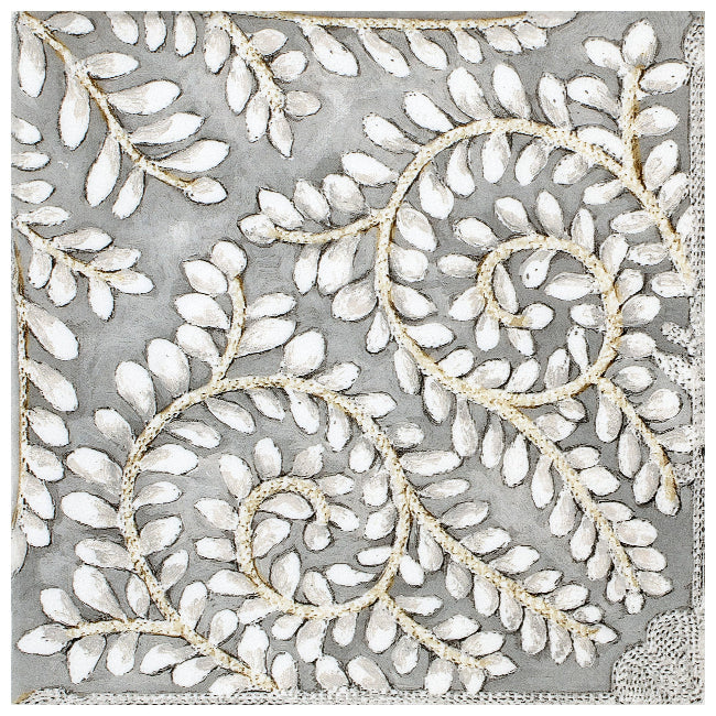 Marenne in Silver Marble Tile 6" x 6"