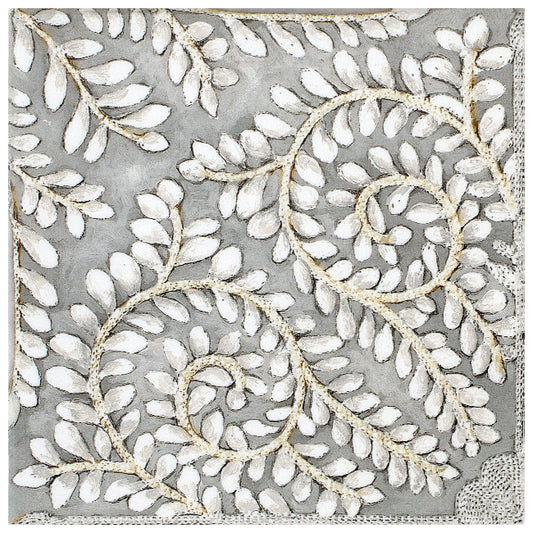 Marenne in Silver Marble Tile 6" x 6"