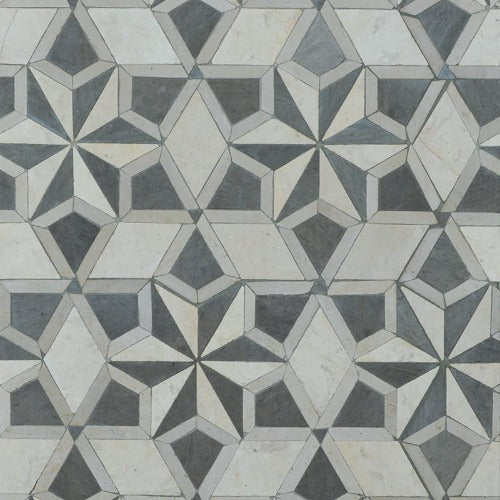 Maryam Honed Limestone Mosaic