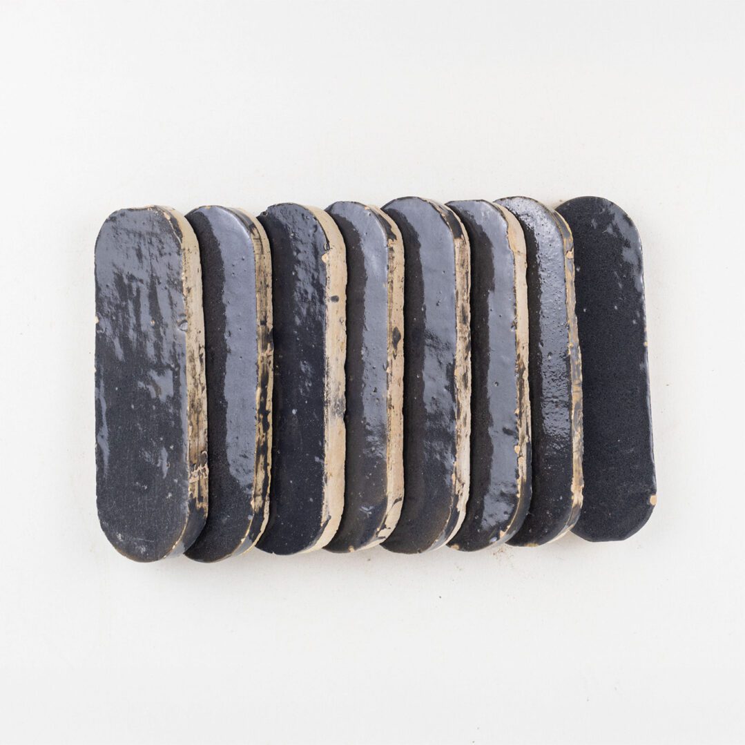 Oval Blue Zellige Tile