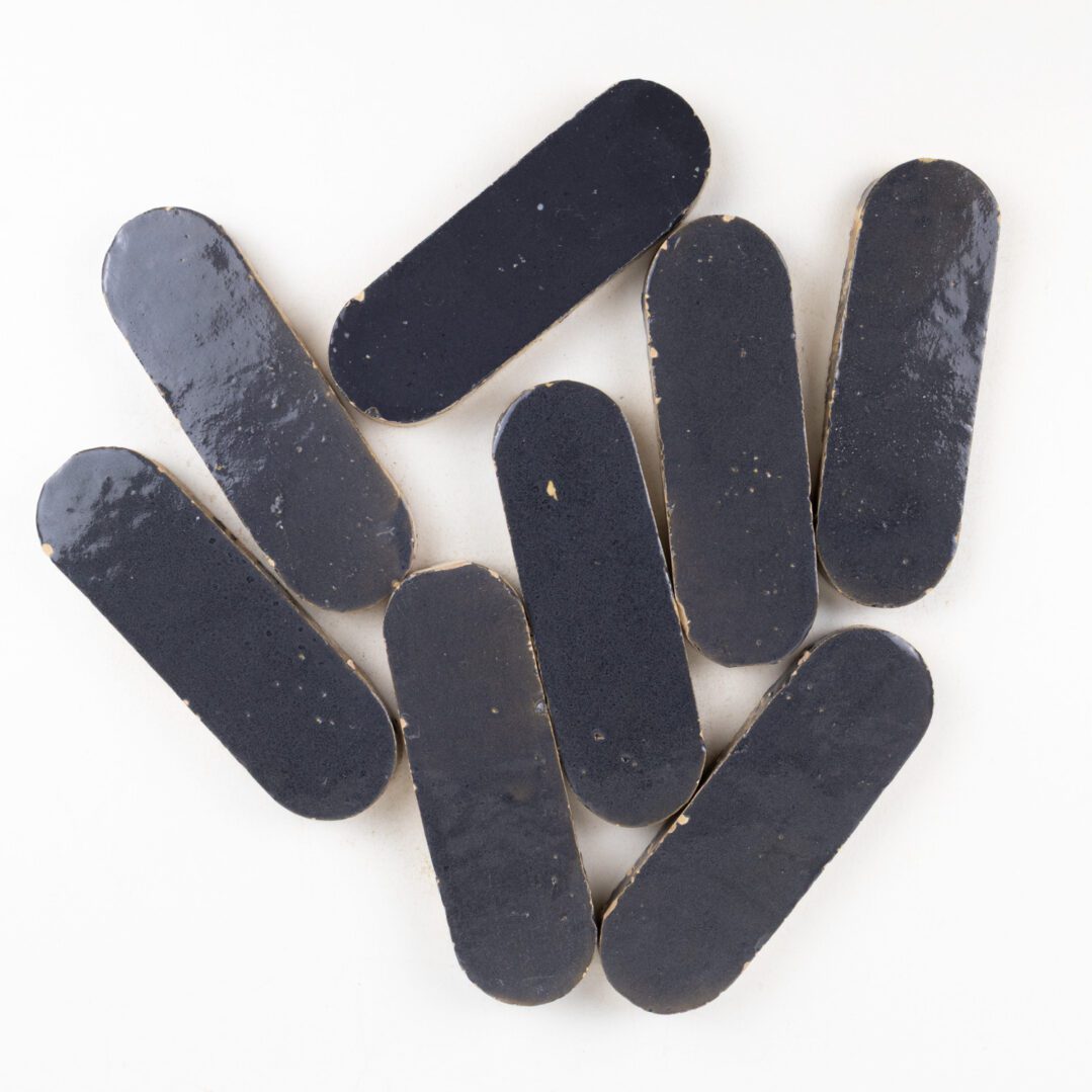 Oval Blue Zellige Tile