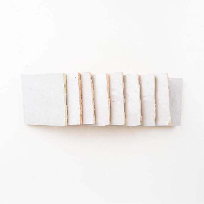 White Square Zellige Tiles
