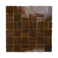 Medina Crosshatch Zellige Tile in Spiced Espresso 12" x 12"