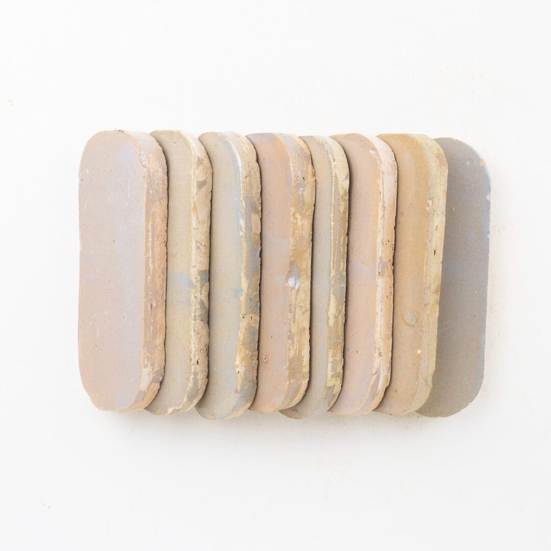 Medina Oval Zellige Tile in Desert Luster 2