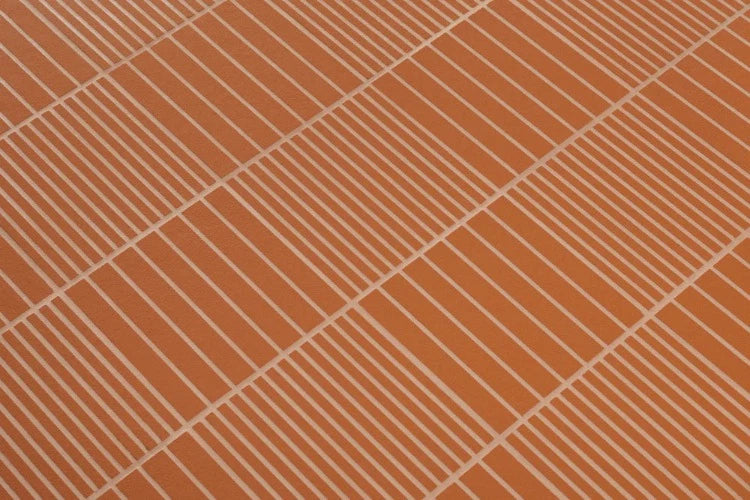 Artistic Tile Fringe Bold Red Field Tile