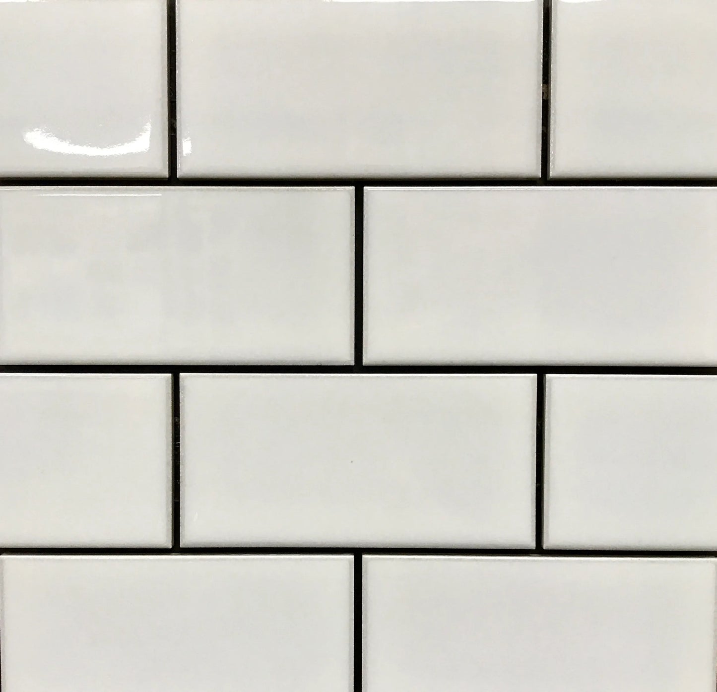 Milky White Porcelain Subway Tile 3" x 6"
