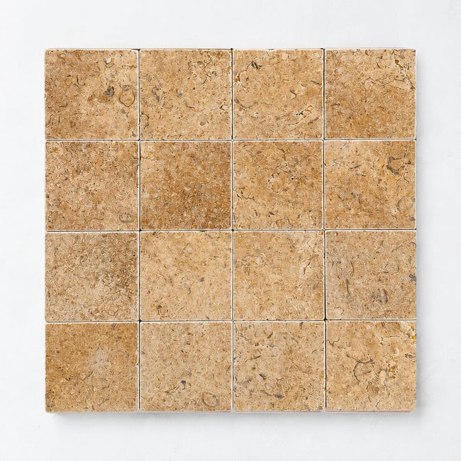 Ashford Limestone Tile in Montaire 4" x 4"