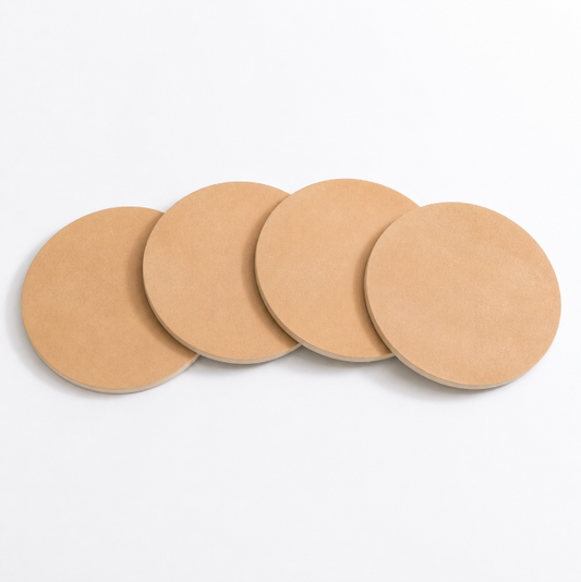 Montara Circle Porcelain Tile in Arcilla