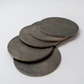 Montara Circle Porcelain Tile in Black Horse