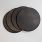 Montara Circle Porcelain Tile in Black Horse