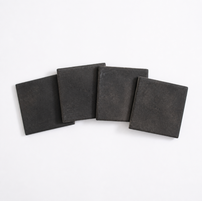 Montara Porcelain Tile 4" x 4" in Black Horse