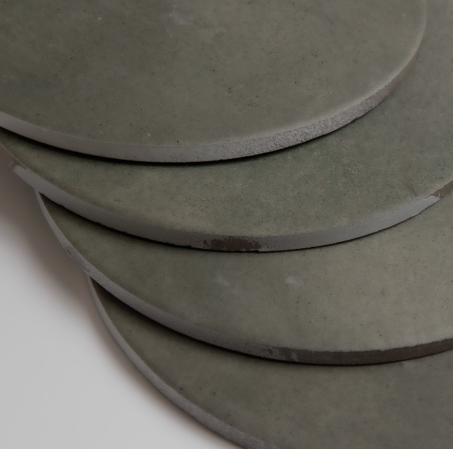 Montara Circle Porcelain Tile in Cardon