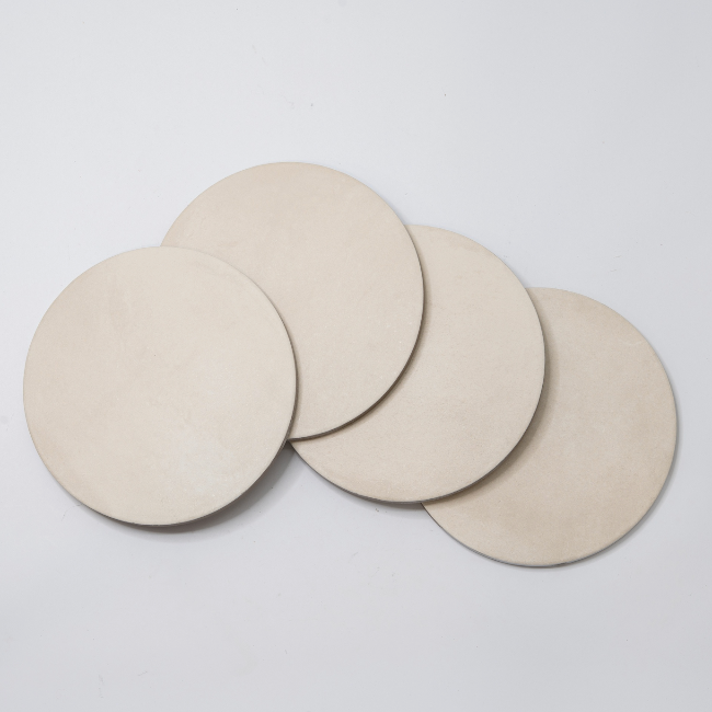 Montara Circle Porcelain Tile in Sisal