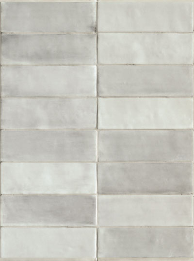 Moroccan Brick Tile in Fog 2" x 6"