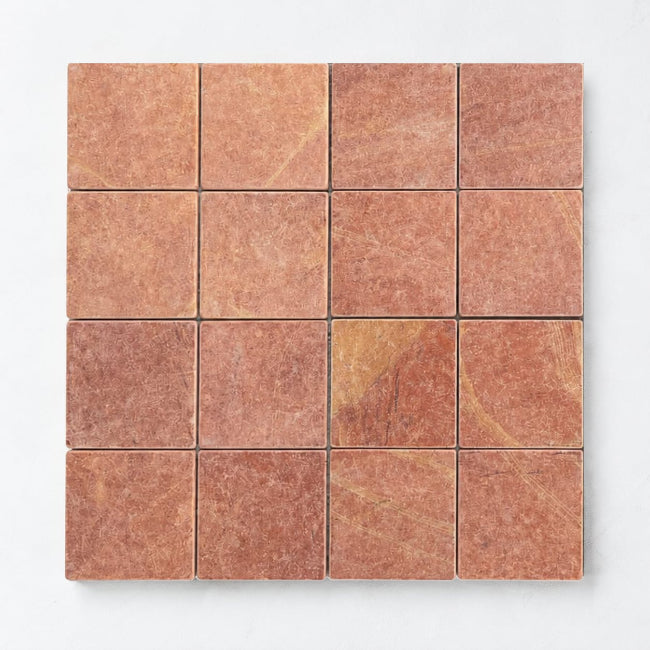 Ashford Limestone Tile in Ochre 4" x 4"