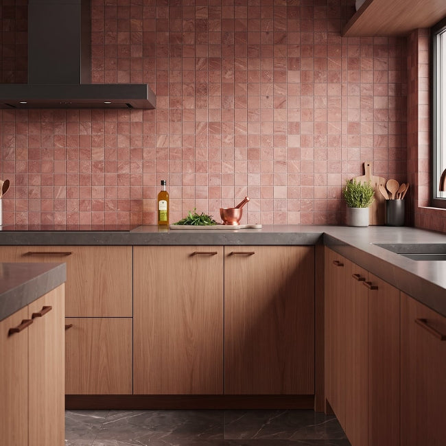 Ashford Limestone Tile in Ochre 4" x 4"