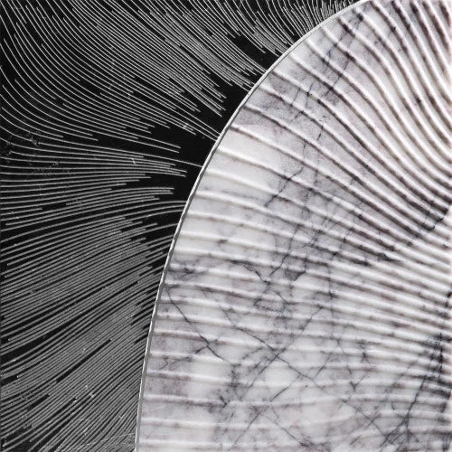 Artistic Tile Duo By Alison Rose Nero/Lilac Decorative Field
