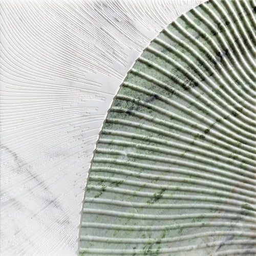 Artistic Tile Duo By Alison Rose Calacatta Gold/Matcha Decorative Field