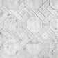 Artistic Tile Cane Bianco Carrara Marble Mosaic Satinato Stone