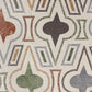 Artistic Tile Casino Royale By Donghia Bianco Antico Waterjet Mosaic Honed Stone