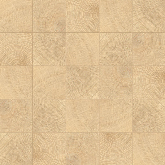 Artistic Tile End Cut Oak Mosaic Tile Matte Porcelain