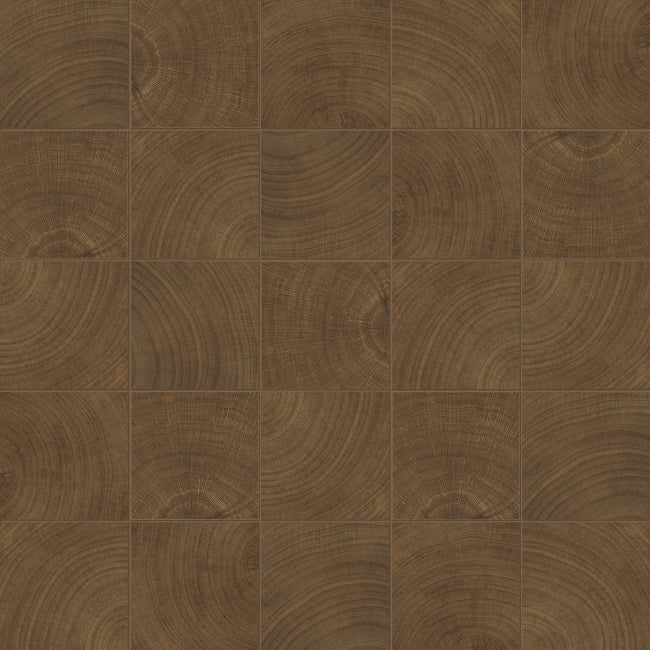 Artistic Tile End Cut Wenge Mosaic Tile Matte Porcelain