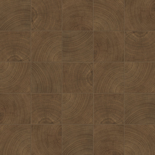 Artistic Tile End Cut Wenge Mosaic Tile Matte Porcelain