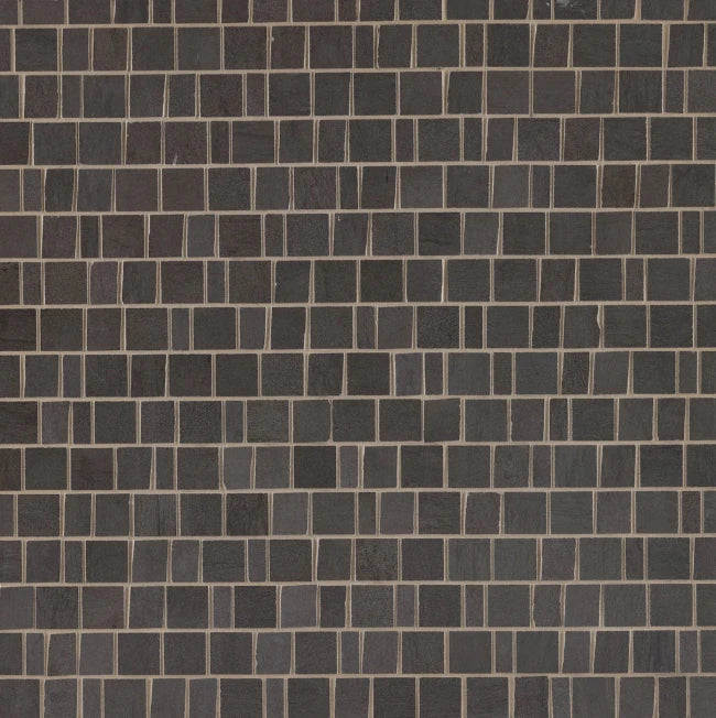 Artistic Tile Grey Foussana Mosaic Honed Porcelain Broken Joint 3.0cm