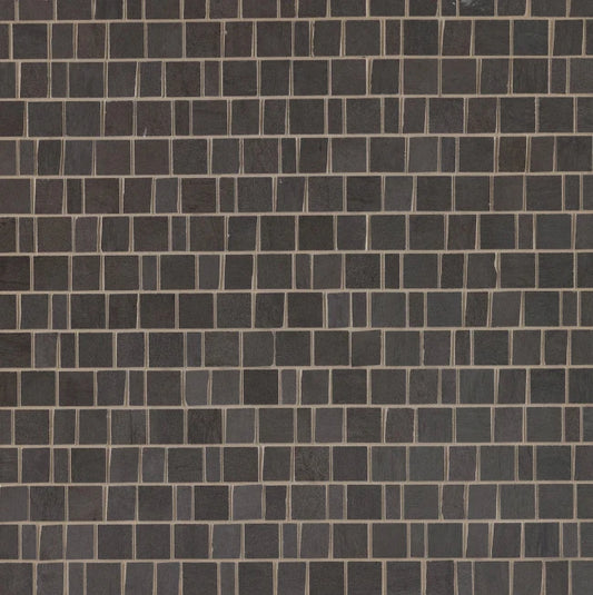 Artistic Tile Grey Foussana Mosaic Honed Porcelain Broken Joint 3.0cm