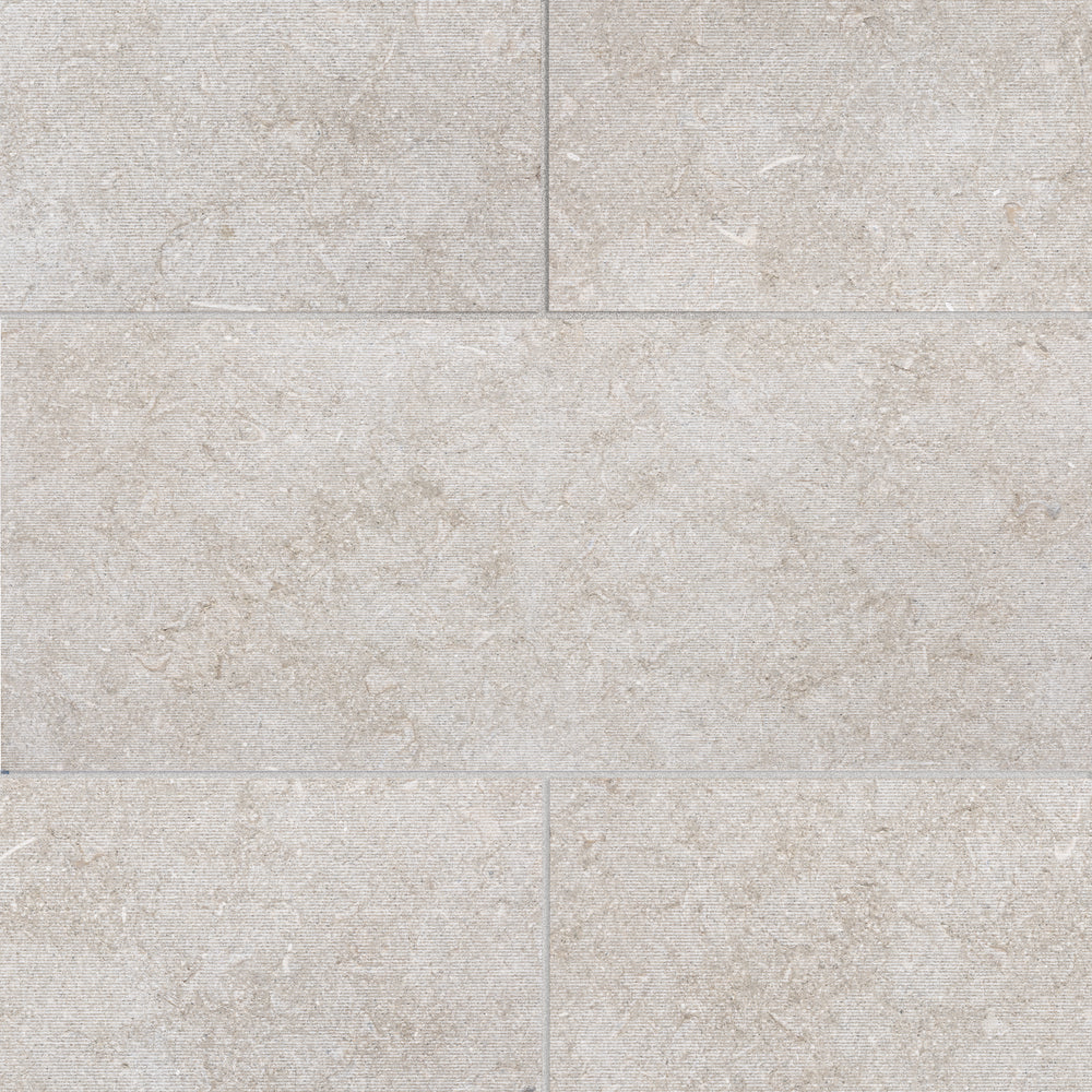 Artistic Tile Fibo Grolla Olive Limestone Tile Brushed Stone 16" x 32"