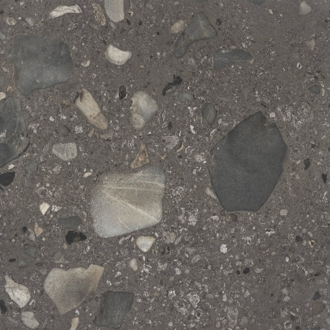 Artistic Tile Matera Matte Porcelain Tile in Coal 24" x 24"