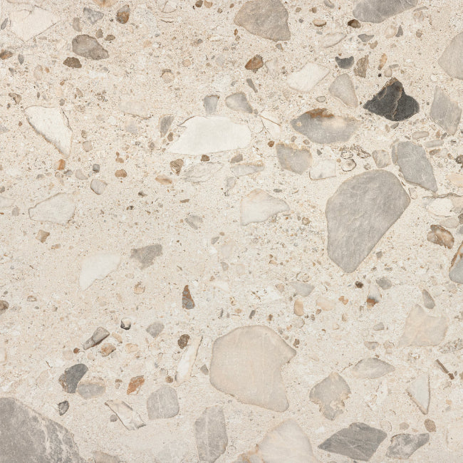 Artistic Tile Matera Matte Porcelain Tile in Ivory 24" x 24"
