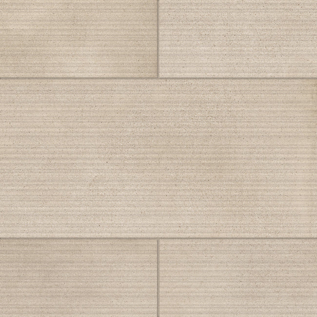 Artistic Tile Namib Texture Ecru Tile Matte Porcelain 24" x 48"