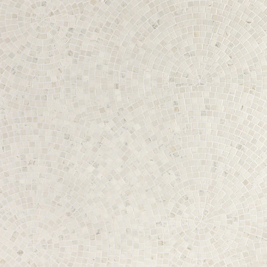 Artistic Tile Sakura Falls Bianco Antico Mosaic Honed Stone