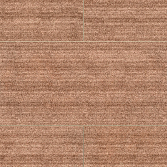 Artistic Tile Terre Brick Tile Raked Porcelain 24" x 48"