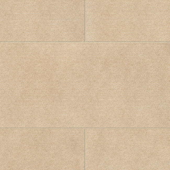 Artistic Tile Terre Sand Tile Raked Porcelain 24" x 48"