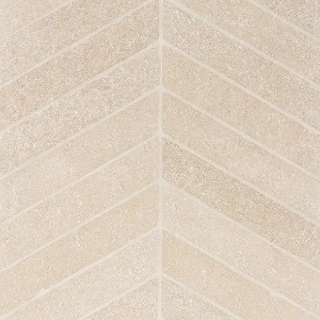 Artistic Tile Chevron Sabbia Limestone Tile Tumbled Stone